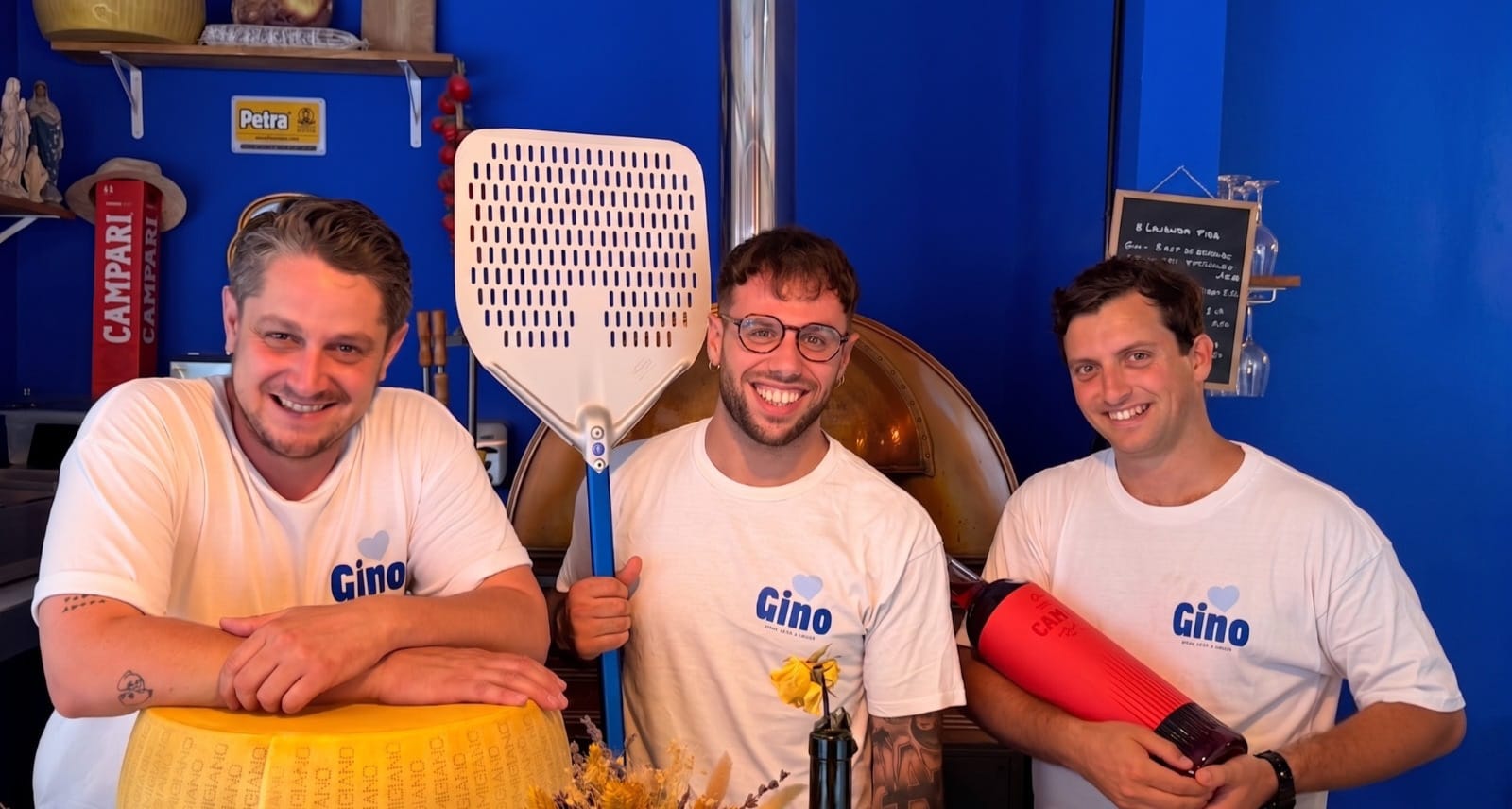 L'équipe du restaurant Gino